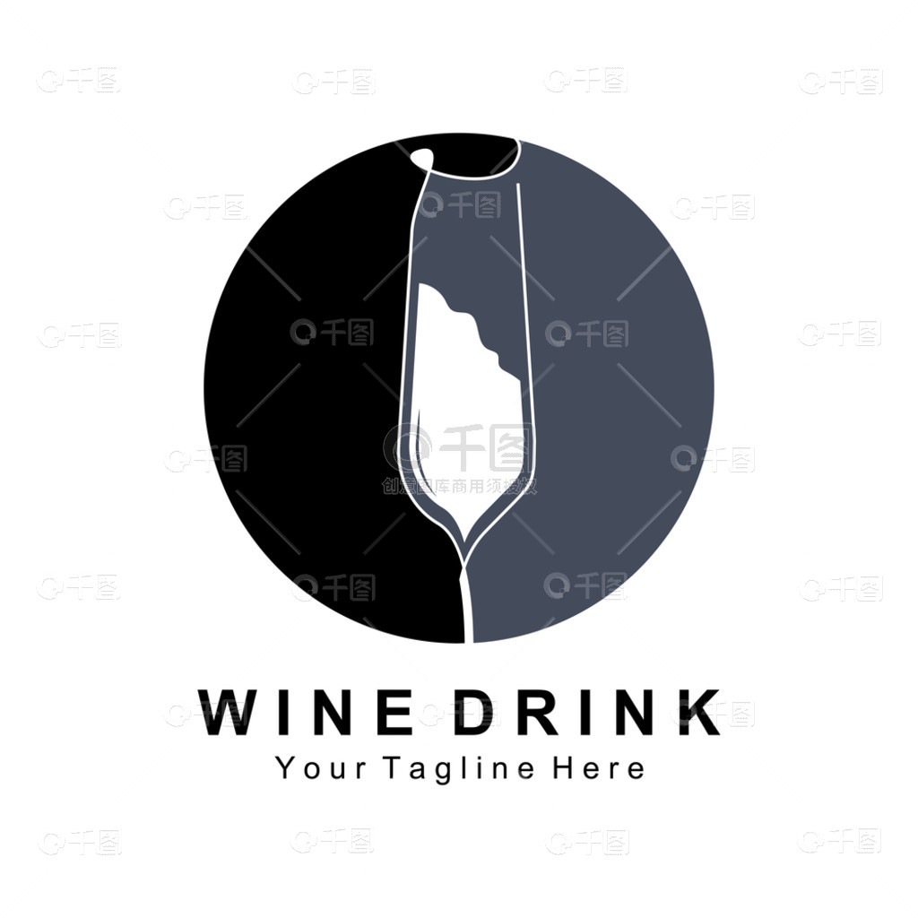 飲料酒標志設計、玻璃插圖與酒精飲料瓶的視覺藝術 構建品牌矢量美學